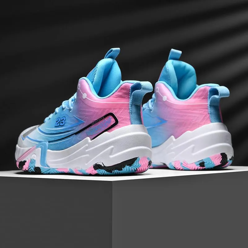 Womens Mens Basketball Shoes Fashion Neutral Sneakers Anti Slip Breathable Comfortable High Top Sports Running Walking Tennis Shoes