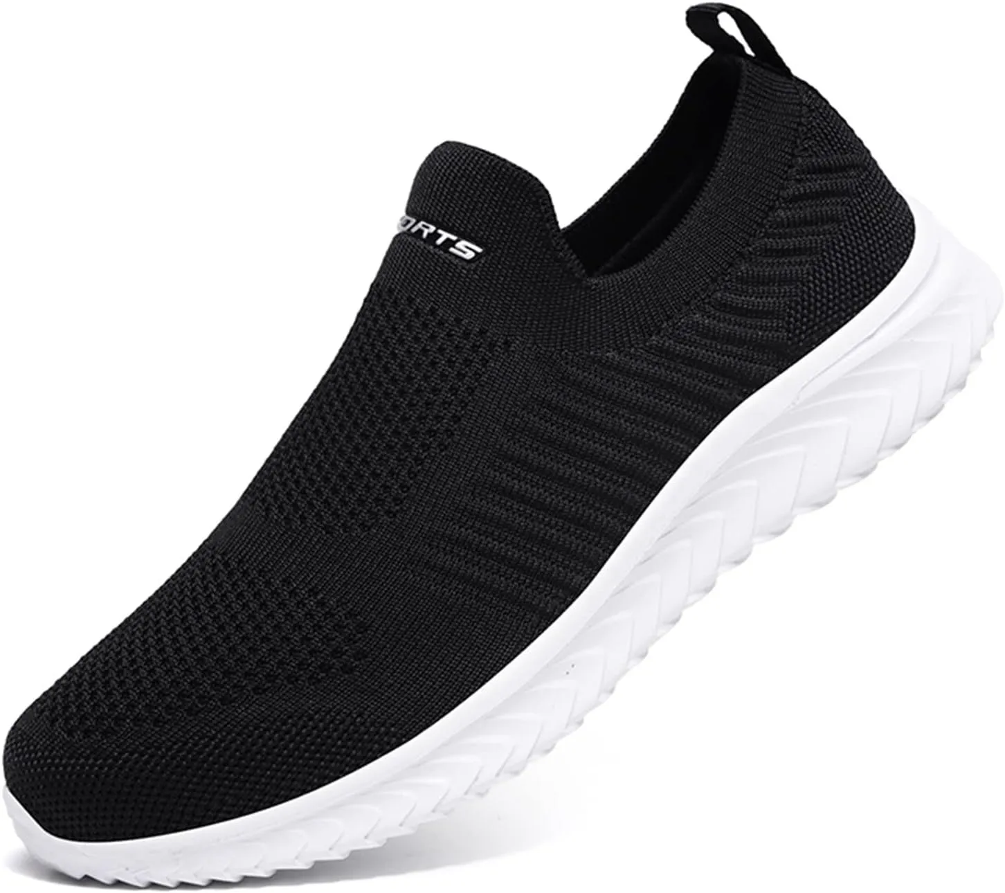 Womens Non Slip Work Shoes Slip On Water Resistant Walking Shoes Women Mesh Breathable Ladies Shoes Casual Women Shoes Sneakers White Tennis Shoe White Loafers