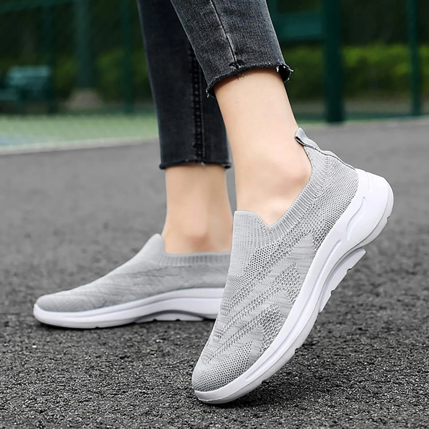 Women's Sneakers in White in Wide Width Zapatos De Tacones para Mujer Elegantes Bajitos Y Comodos Black Gym Shoes Women Slip Ons Womens Walking Shoes Slip On Women Walking Shoes Wide Feet