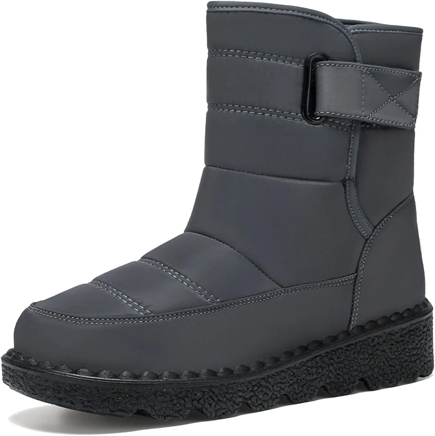 Women's Winter Boots Warm Faux Lined Ladies Snow Boots Fashion Mid Leather Boots Water Proof Hiking Boots Woman