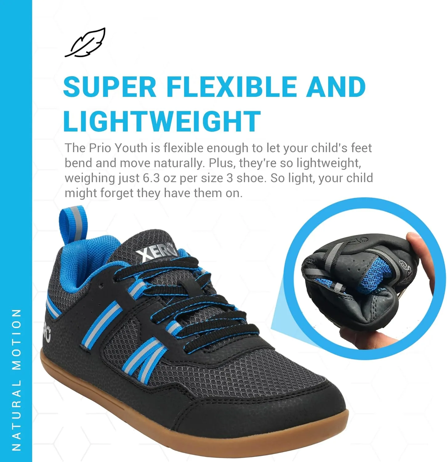 Xero Shoes Kids' Prio Cross Training Shoe - Lightweight Zero Drop, Barefoot