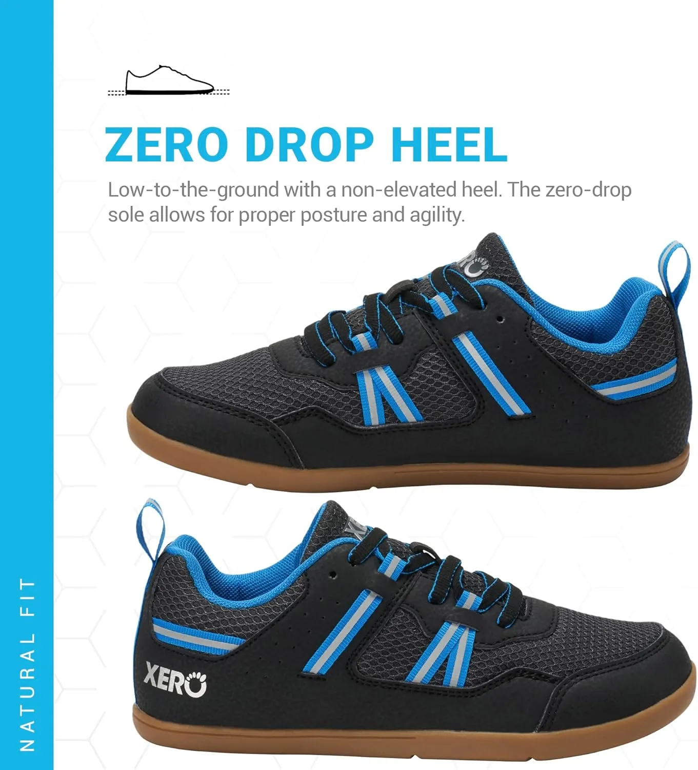 Xero Shoes Kids' Prio Cross Training Shoe - Lightweight Zero Drop, Barefoot