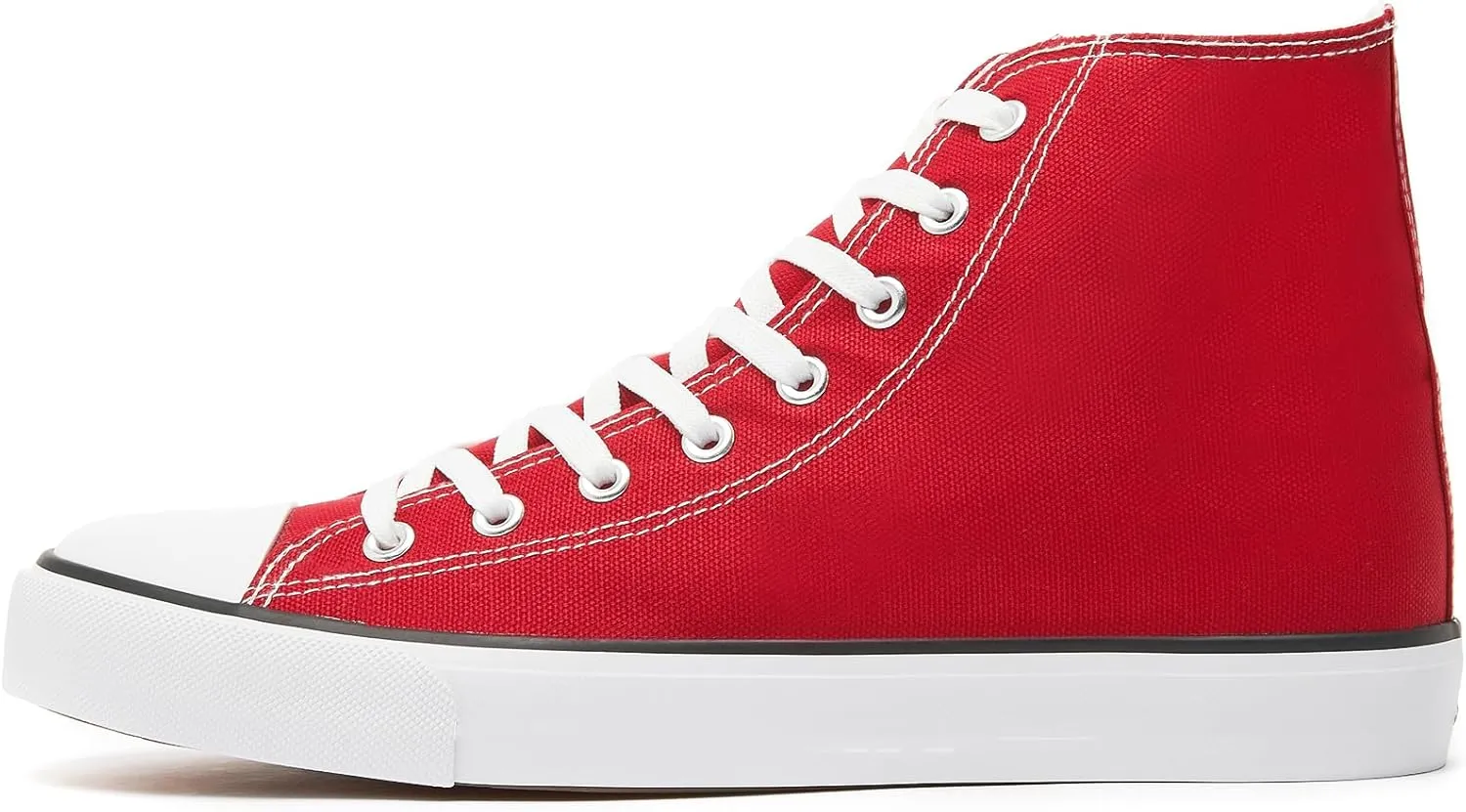 yageyan Mens High Top Canvas Sneakers Fashion Lace up Walking Shoes Casual Classic